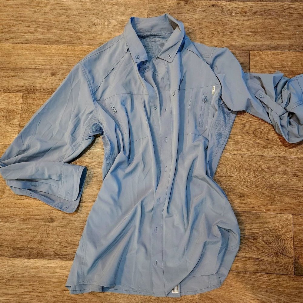 Grunt Style Fishing Button Up Shirt XL